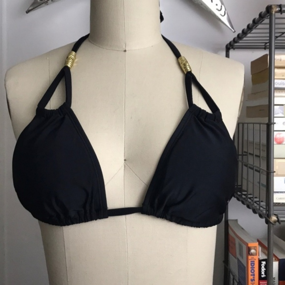 French Connection Triangle String Bikini Top
